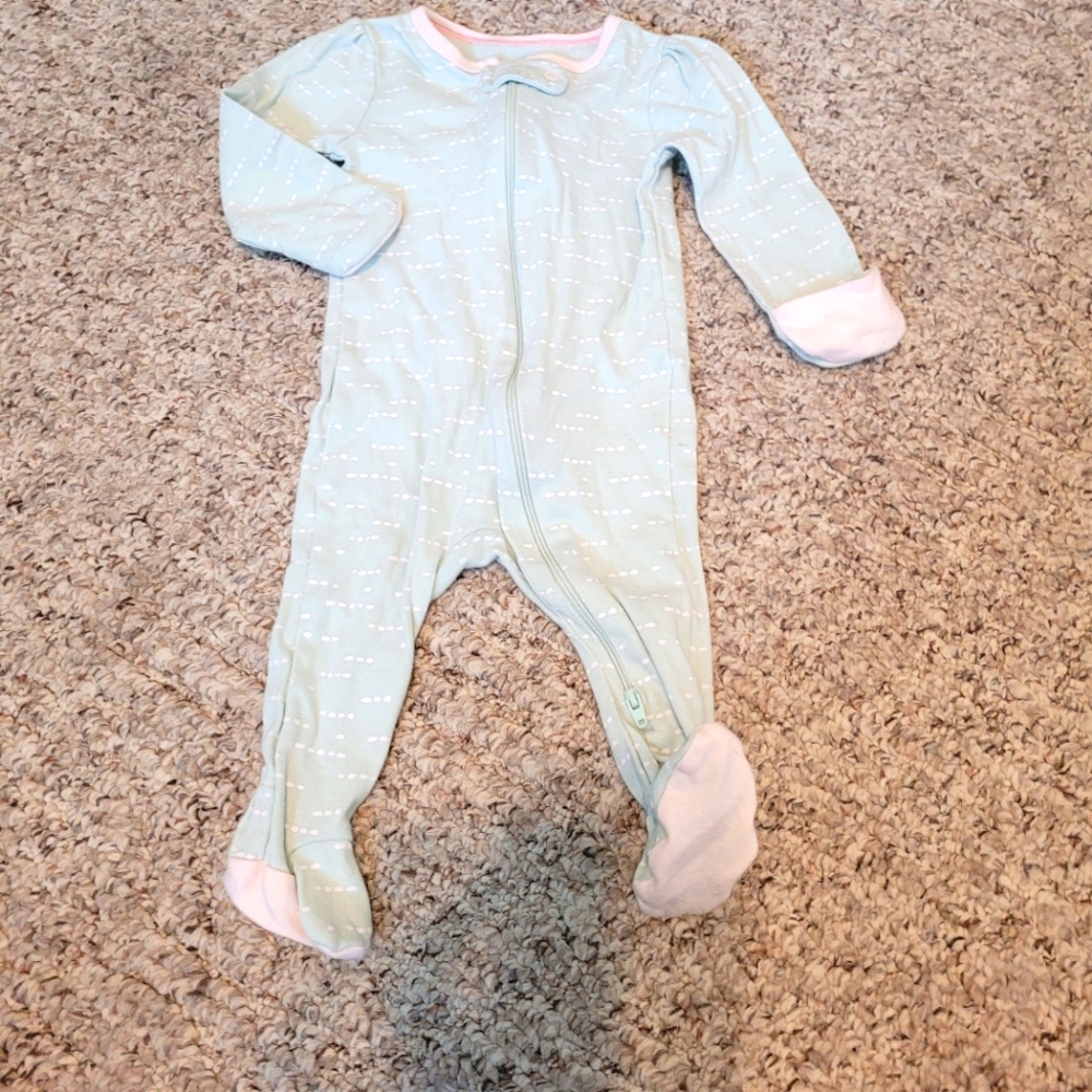 Cloud Island Sleeper Footie Zipper 3-6 months
